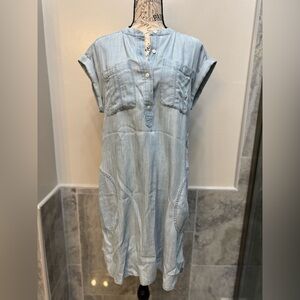 Vineyard Vines Chambray Margo Denim Shirt Dress